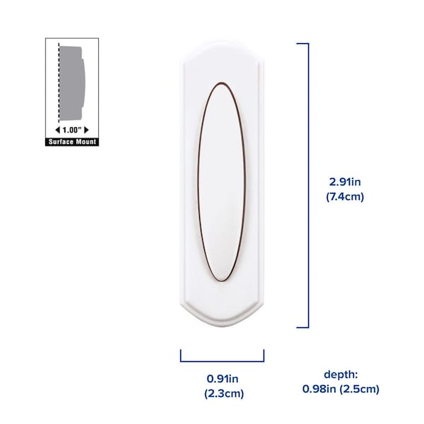 Heath-Zenith Door Chime Kt Wrls Br Wd - SL-7464-03