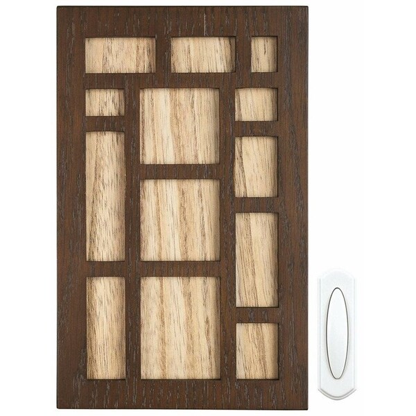 Heath-Zenith Door Chime Kt Wrls Br Wd - SL-7464-03