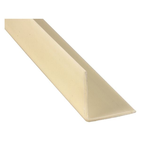 Primeline Tools 1-1/8 in. x 48 in. Almond Corner Shield Blank (5 Pack) - MP10345