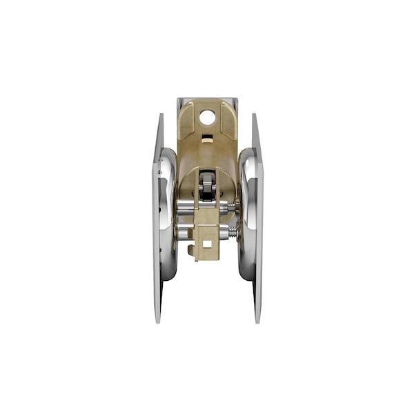 Richelieu 2 716inch 62 mm Square Pocket Door Passage Pull, Chrome - 17SC10