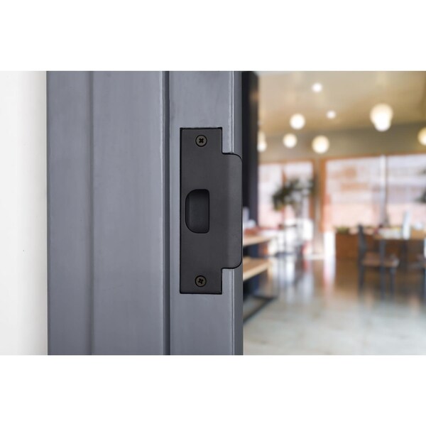 Brinks Commercial Brinks Commercial Matte Black Stainless Steel Door Strike 1 pc - BC41014