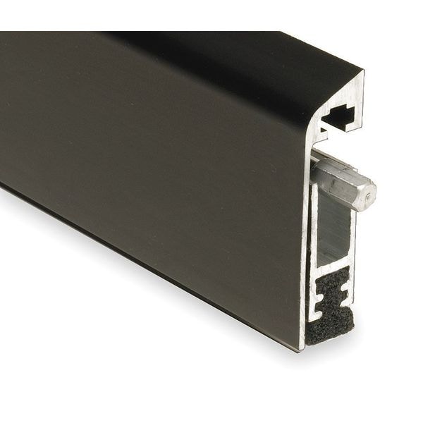 National Guard Automatic Door Bottom, 1/4x48In, Aluminum - 220NDKB-4