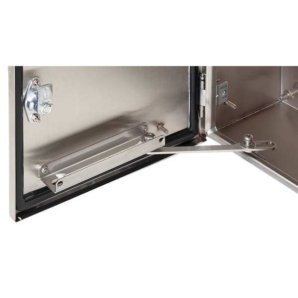 Nvent Hoffman Door Stop Kit, 316 Stainless Steel - ADSTOPKSS6