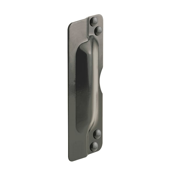 Prime-Line Steel Latch Guard Plate Cover for Out-Swinging Doors, Bronze 1 Set - U 9504