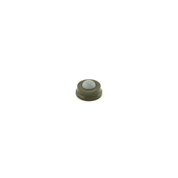 Trimco Small Convex Rubber Only Wall Bumper Dark Bronze Powder Coat - 1275RP.613