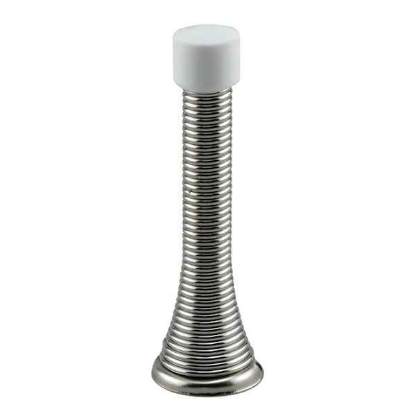 Prime-Line Door Stop, 3 in. Reach, Spring Steel, Chrome Plated, Heavy-Duty 10 Pack - MP9039-10