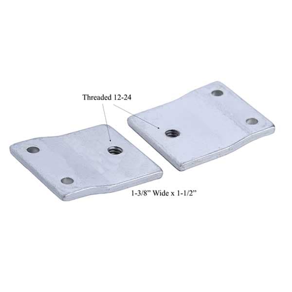 Major Major: LMB-05 - Lock Mounting Bracket For ASA Strikes Threaded 12-24 - 1-1/4 x 4-7/8- - MJR-LMB-05