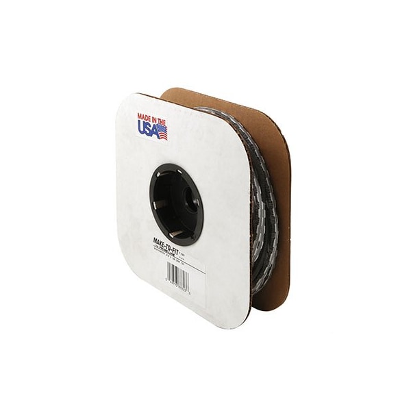 Prime-Line Weatherstrip, 3/16 in. x 0.156 in. x 100 ft., Gray (1 Roll) - P 7823