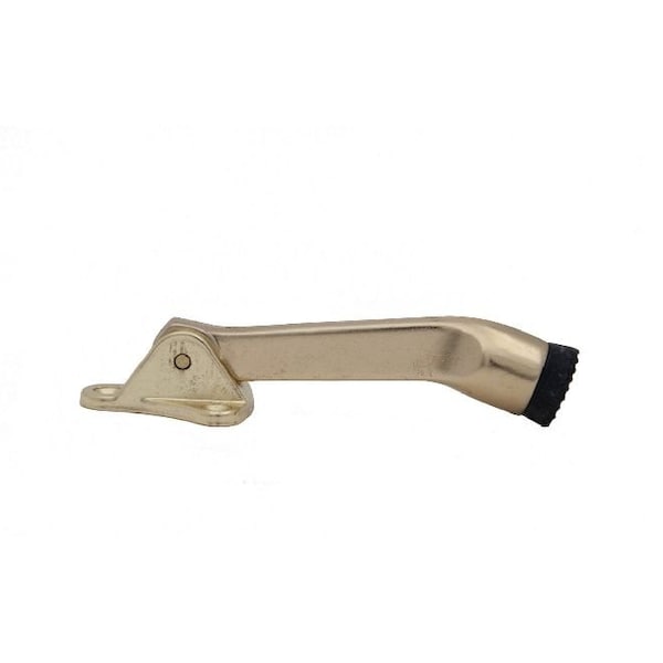 Ives Commercial Solid Brass 4in Kick Down Door Holder Satin Nickel Finish - FS45515