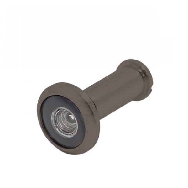 Cal-Royal 180 Degrees Brass Door Viewer, 1/2 Bore, Plastic Lens, for 1-3/8 to 2 Thick Doors, US10B Oil - DV91-10B