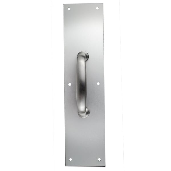 Trans Atlantic Co. 3-1/2 in. x 15 in. Stainless Steel Pull Plate with Classic Pull - GH-PP5310-US32D