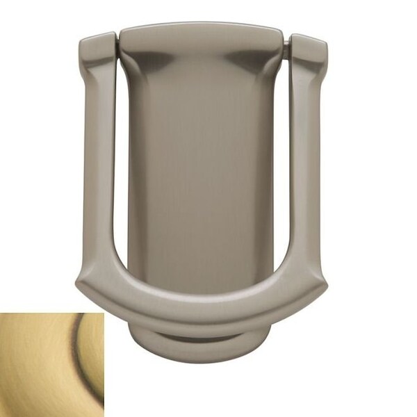 Baldwin Estate Satin Brass with Brown Door Knockers - 0105.060