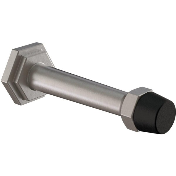Trama 3 in. Powell Door Stop, Satin Nickel, 10PK - TR3256872