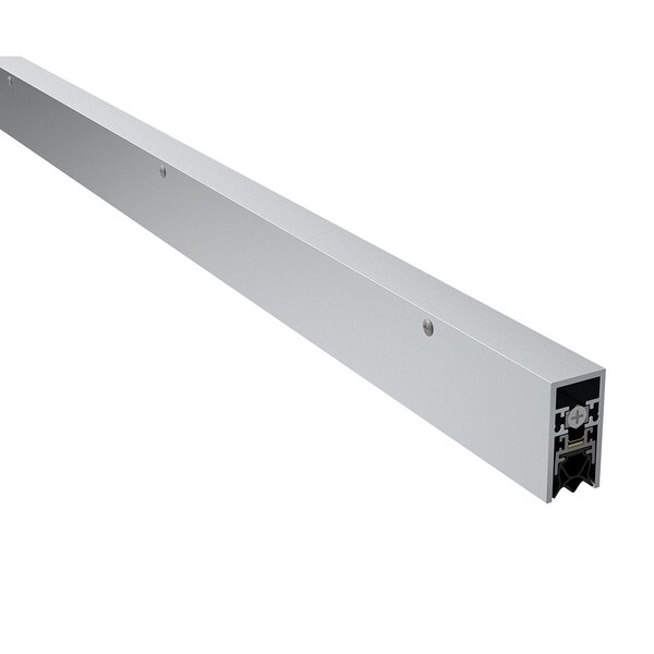 Pemko 4301CPKL36 36" Surface Mounted Automatic Door Bottom with Prene Clear Aluminum - 4301CPKL36