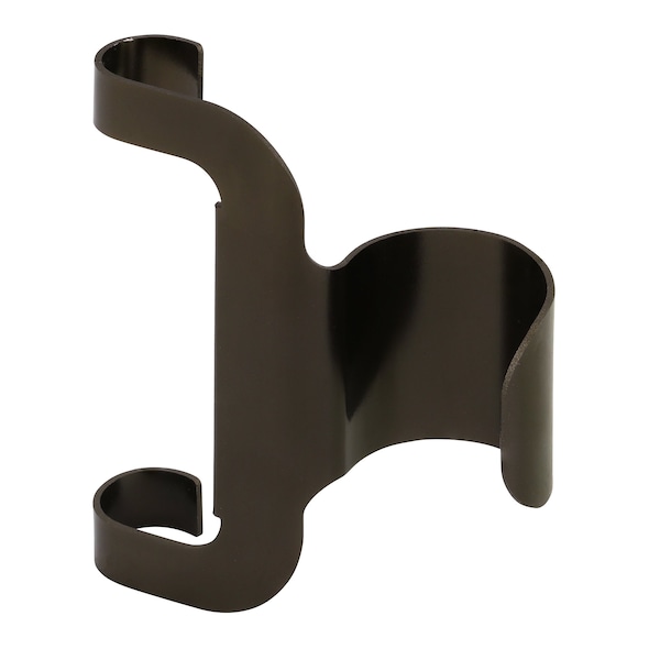 Prime-Line High Security Door Lock Finger Pull w/ Adhesive, Aluminum Construction, Satin Bronze - MP111268