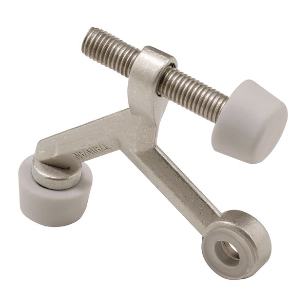 Prime-Line Hinge Pin Door Stop, 30 Degree, Satin Nickel Plated 5 Pack - MP11443-5