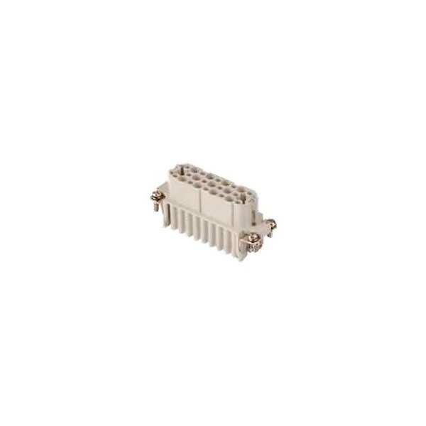 Molex Gwconnect Crimp Contact Insert, Female, 25-Pole, 10A, For Turned Or Stamped Crimp Contact - 7125.4012.0