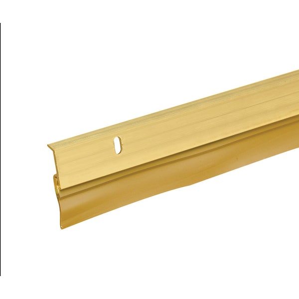 Frost King Frost King 36 in. L Gold Aluminum/Vinyl Door Sweep 1 pk - A58/36H