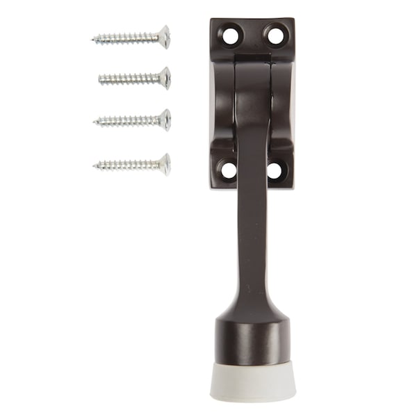 Brinks Commercial Brinks Brass Bronze Kick-Down Door Holder Mounts to door 1 in. - BC41008