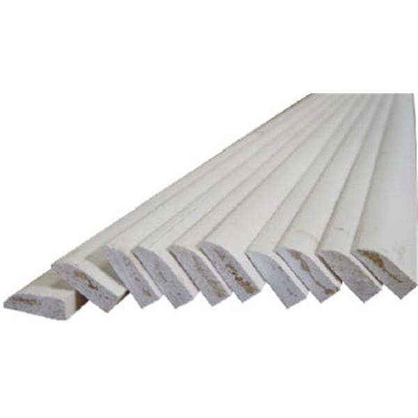 Alexandria Moulding Alexandria Moulding 0W846-93084C1 Ranch Stop Solid Pine Molding; 0.43 x 1.38 in. x 7 ft. - Pack of 6 - 205658