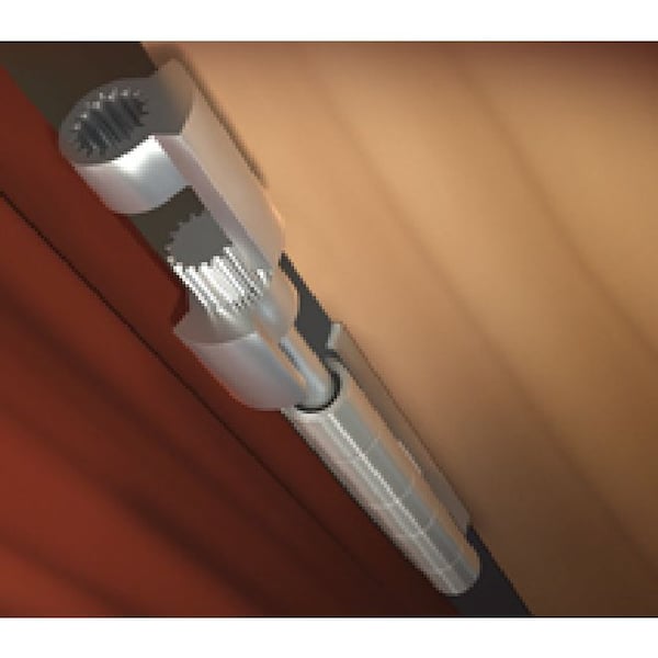 Perfect Products Satin Nickel Door Stop 01274 - 10730541012749