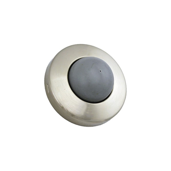 Ives Commercial Solid Brass 2-1/2in Convex Wall Bumper Satin Nickel Finish - WS406407CVX15
