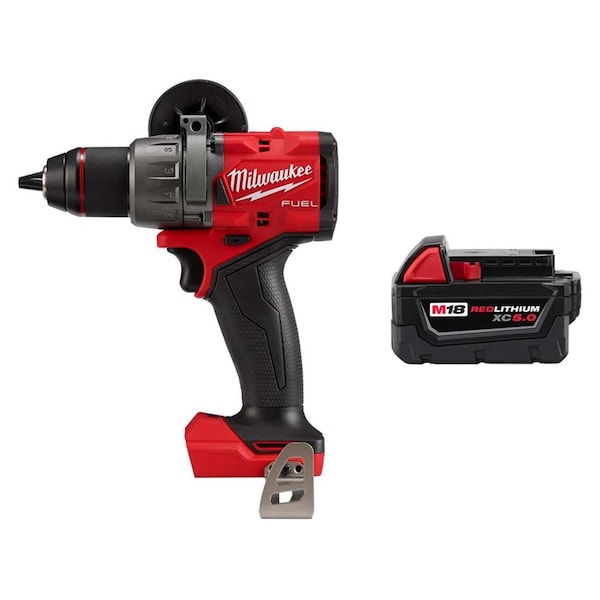 Milwaukee Tool Hammer Drill/Driver Kit, 1/2 in - 2904-20, 48-11-1850