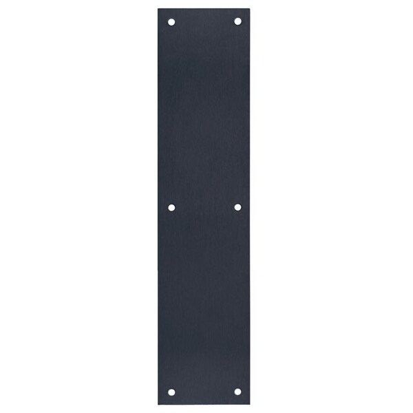 Remington Tell 15 in. L Matte Black Stainless Steel Push Plate 1 pc - DT101944