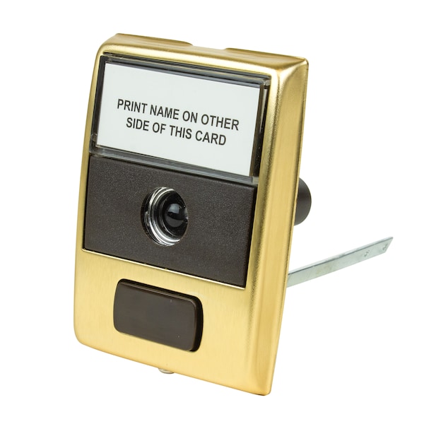 Newhouse Hardware Mechanical Wireless Doorbell Chime and Push Button w/ Built-In Viewer - MCHBV