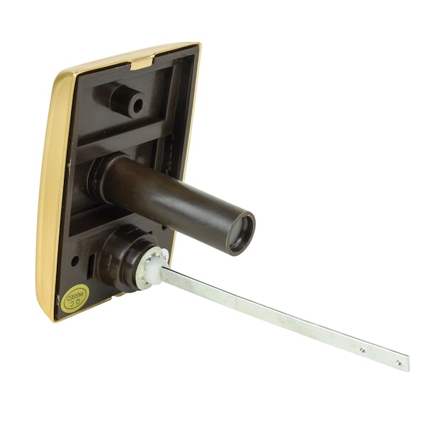 Newhouse Hardware Mechanical Wireless Doorbell Chime and Push Button w/ Built-In Viewer - MCHBV