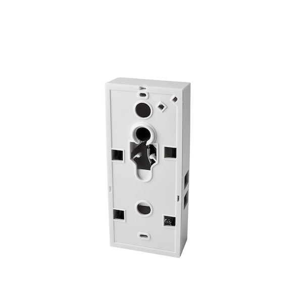 Newhouse Hardware Mechanical Wireless Doorbell Chime and Push Button w/ Built-In Viewer - MCHBV