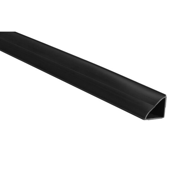 Pemko S442BL17 17' SiliconSeal Adhesive Backed Fire and Smoke Gasketing Black - S442BL17
