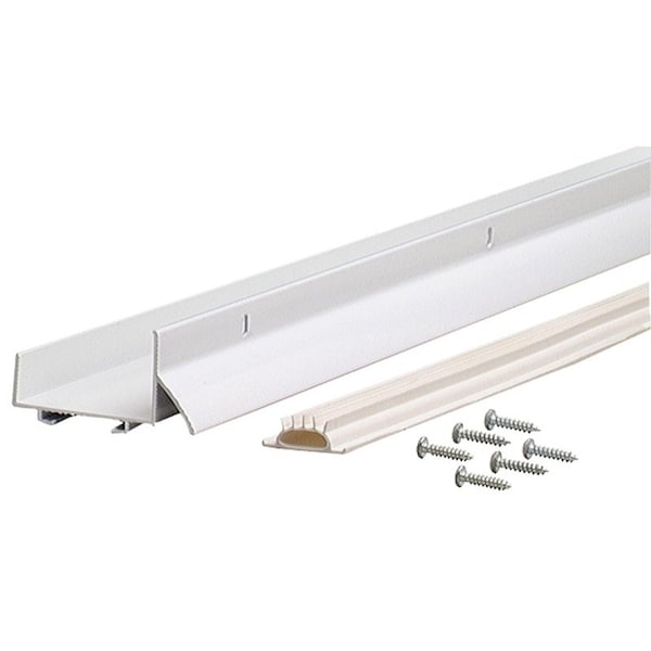 M-D Building Products 0 Door Bottom with Drip Cap, 36 in L, 138 in W, 158 in H, Aluminum - 6403