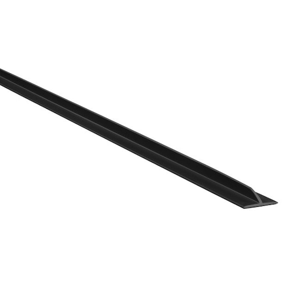 Pemko S77BL20 20' SiliconSeal Adhesive Backed Fire and Smoke Gasketing Black - S77BL20