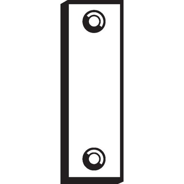 Don-Jo 1-15/16" x 2-1/4" Filler Plate for Flush Bolt Strike - FB225BP