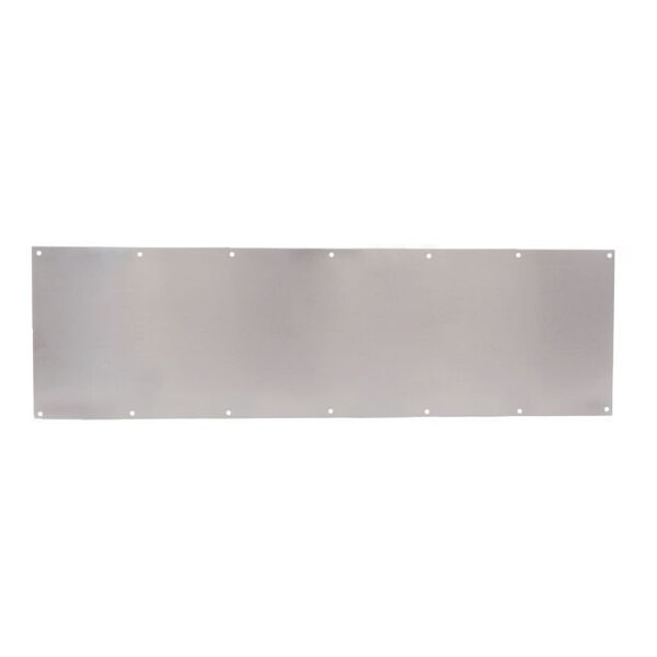 Trimco 10in x 34in Kick Plate with Four Beveled Edges Satin Stainless Steel Finish - K00506301034B4E