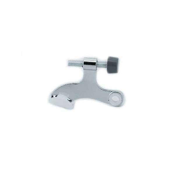 Orca Hardware Hinge Pin Door Stop, Xtra Duty, With Grey Tip, Zinc Alloy, US26 Polished Chrome Finish - TH-HPXD-26