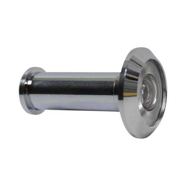 Pamex 180 Degree Door Viewer with 9/16" Bore for 1-3/8" to 2-1/4" Door Bright Chrome Finish - DD01180CP