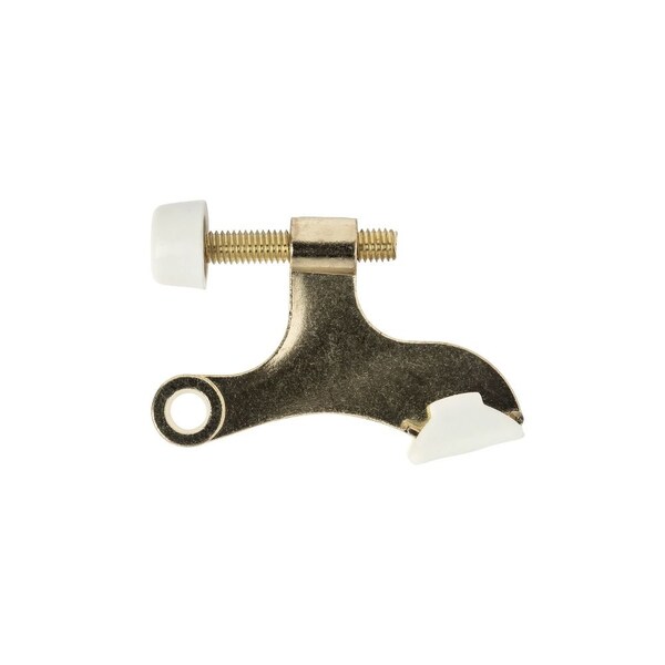 Pamex Deluxe Hinge Pin Door Stop Bright Brass Finish - DD0242PB