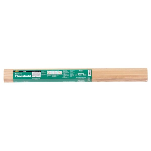 M-D Building Products M-D Building Products 0.75 in. H X 3.5 in. W X 36 in. L Natural Hardwood Low Threshold Natural - 11742