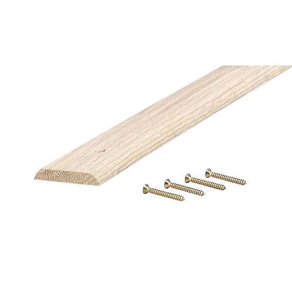 M-D Building Products M-D Building Products 0.3125 in. H X 1.75 in. W X 36 in. L Natural Hardwood Flat Top Threshold Oak - 11882