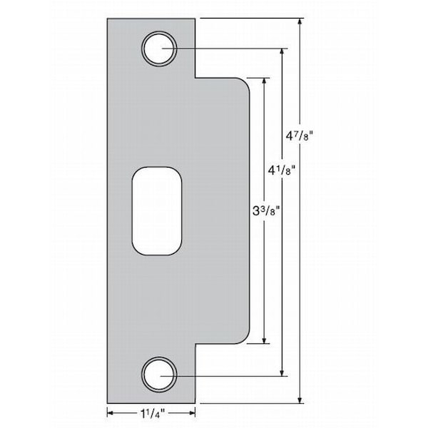 Kwikset ASA Strike Satin Nickel - 83846-015