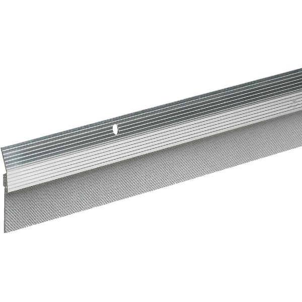 All-Source 2 In. W. x 2 In. H. x 36 In. L. Silver Aluminum Door Sweep - A79/36HDB
