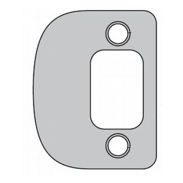 Kwikset Radius Corner Deadbolt Full Lip Strike Iron Black Finish - 85303-514