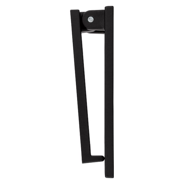 National Hardware National Hardware Reed 4.75 in. L Matte Black Brass Door Knocker - N336-703