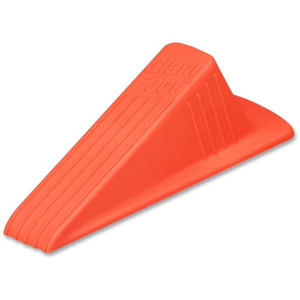 Giant Foot Doorstop, 3-1/2"x6-3/4"x2", Safety Orange - MAS00965