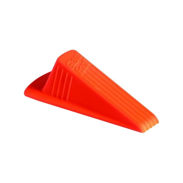 Giant Foot Doorstop, 3-1/2"x6-3/4"x2", Safety Orange - MAS00965