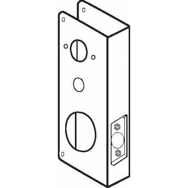 Don-Jo 9" Classic Wrap Around for Simplex 1000, E2000, 4000, and 5000 with 2-3/4" Backset and 1-3/4" Door - CW9S