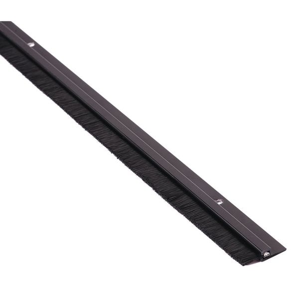 National Guard Door Sweep, 3 ft., Aluminum, Nylon Brush - B606DKB-36