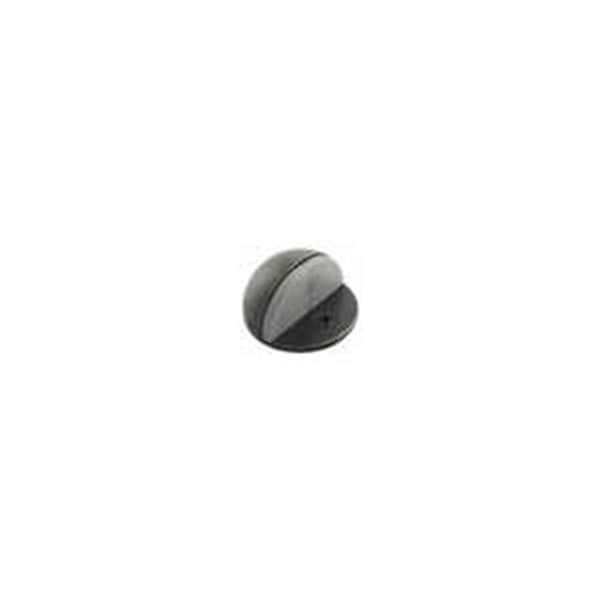 Patioplus Half Dome Door Stop, Satin Nickel - PA2155457